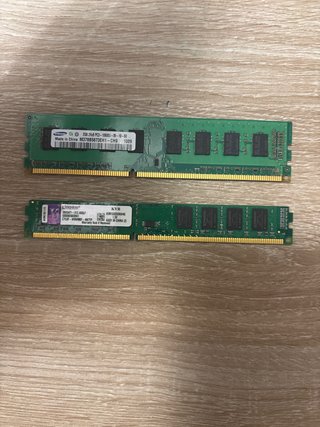 Pack 2 Memorias RAM (4GB y 2GB)