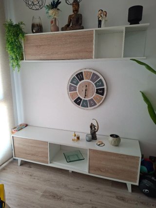Muebles de Comedor Blanco y Madera