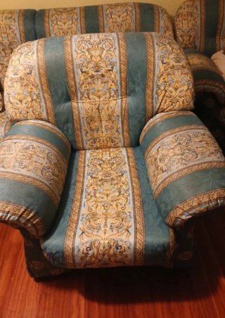 Sillón estampado clásico