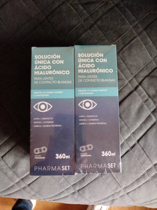 2 Botes Solución Única Lentillas 360ml