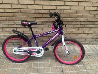 Bicicleta Infantil Corso Morada y Rosa