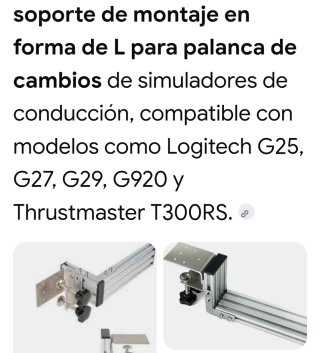 Soporte en L para Palanca de Cambios SimRacing