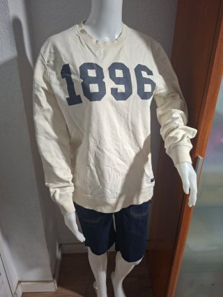 Sudadera Beige con Estampado 1896