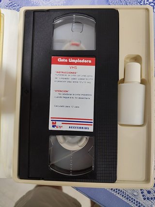 Cinta Limpiadora de Cabezales VHS Nelgo