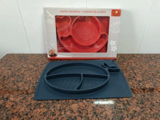 Set de 2 Platos Antideslizantes para Bebé