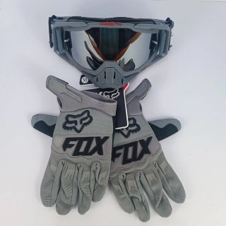 Pack Guantes FOX + Gafas 100% Motocross Enduro MTB