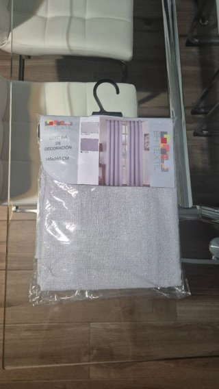 Cortina BH Textil Gris 145x260 cm