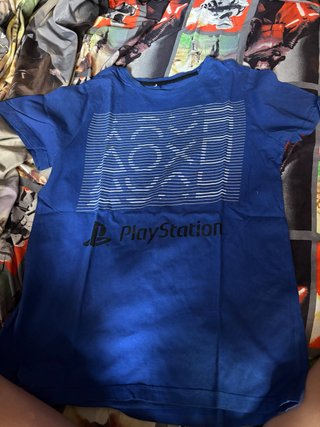 Camiseta PlayStation Azul