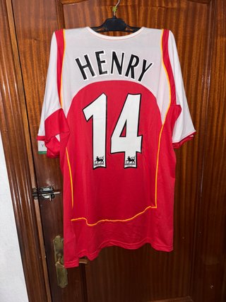 Camiseta Retro Fútbol Henry Arsenal talla XL