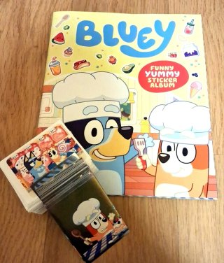Cromos repetidos Bluey Funny Yummy
