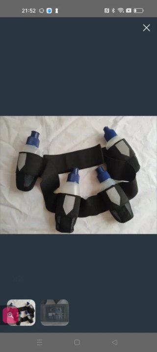 Cinturón de Running con 4 Botellines