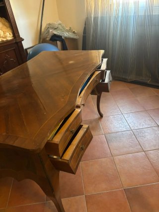 Scrivania antica primi '900 in ciliegio