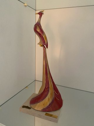 Figura faisán Cerámica Galos