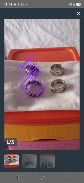 Set de 2 Anillos de Hombre