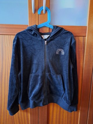 Chaqueta polar Negra H&M (6-8 años)