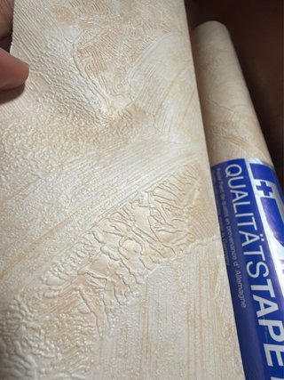 Papel Pintado Texturizado Tono Crema
