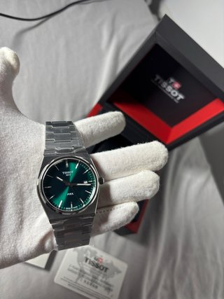 Reloj Tissot PRX Cuarzo 40 mm esfera verde