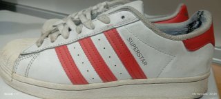 Zapatillas Adidas Superstar Blancas y Rosas