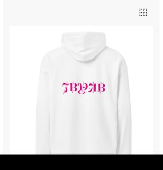 Sudadera Blanca con Estampado