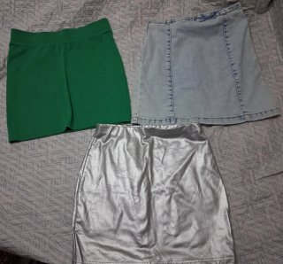 Lote de 3 mini faldas