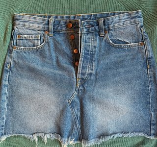 Falda Vaquera Azul Talla 38