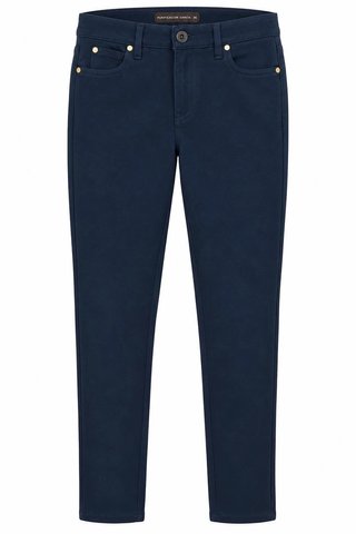 PVP(115€) - Pantalón pitillo azul petróleo