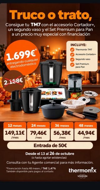 Thermomix TM7 con Accesorios