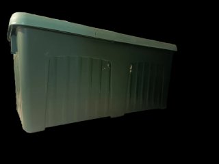 Baúl de Resina Verde