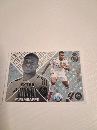 Extra Sticker Plata Kylian Mbappé plata