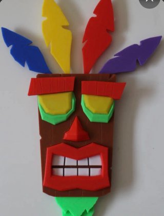 Máscara Aku Aku de Crash Bandicoot