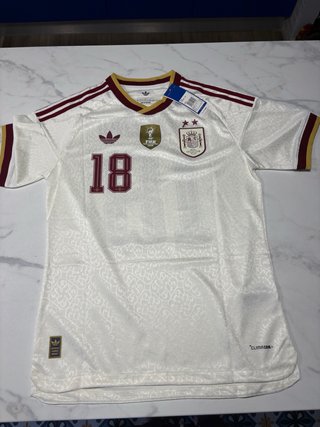 Camiseta España Adidas Blanca Zubimendi