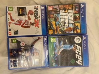 Lote de 4 Juegos para PS4