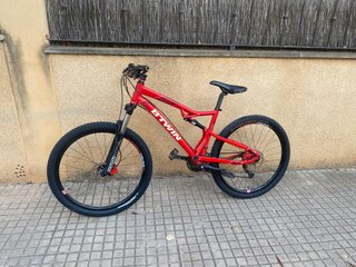 Bicicleta de Montaña Btwin Roja