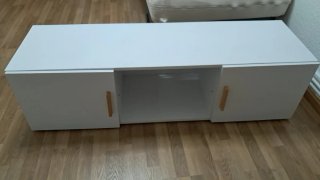 Mueble para televisión blanco