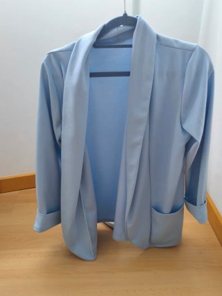 Blazer Americana Azul Cielo