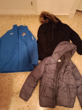 Lote de 3 Chaquetones Niño de 12 años todos 12 e