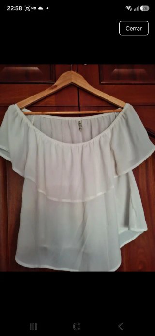 Blusa Stradivarius Blanca