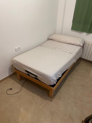 Cama Eléctrica Articulada de Madera 90cm