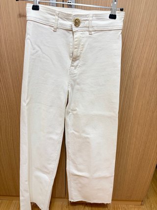 Pantalón Vaquero Blanco