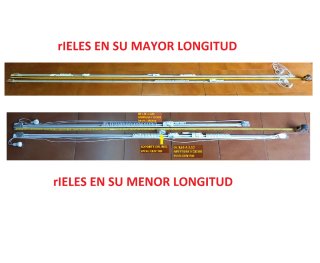 Rieles para cortinas extensibles