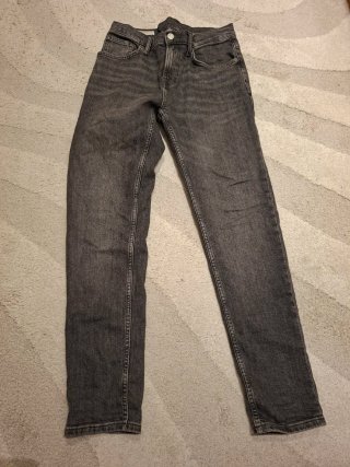 Vaqueros Zara Gris Talla S