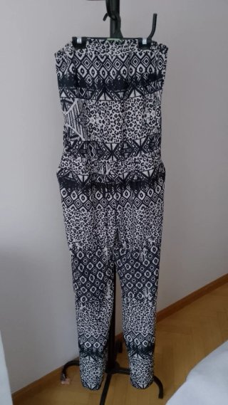 Mono largo mujer sin tirantes tribal strapless