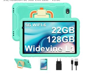 Tablet 10 Pollici Android 14 22GB RAM 128GB