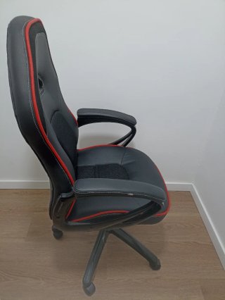 Silla de Oficina Gamer Negra y Roja