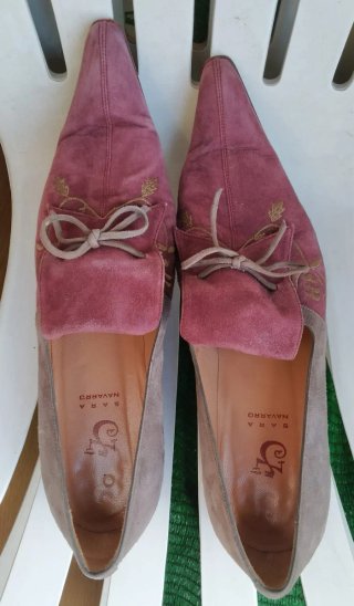Zapatos de Piel Ante Sara Navarro