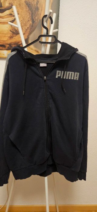 Sudadera Vintage Puma con Cremallera