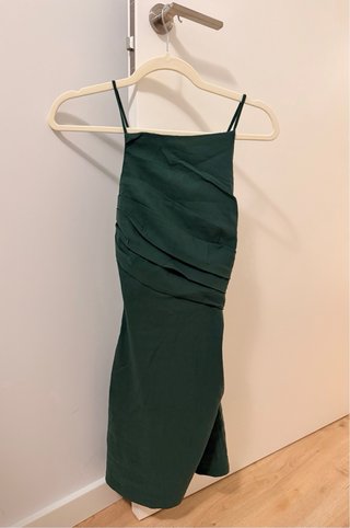 Vestido corto verde