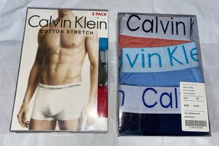 Pack 3 Calzoncillos Calvin Klein Talla XL