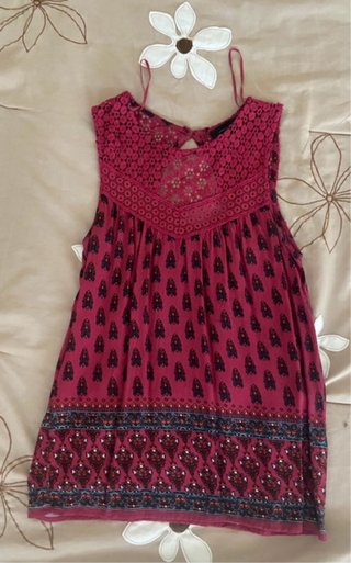 Blusa roja estampada Primark
