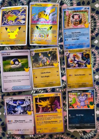 Lote Cartas Pokémon 30 Aniversario Español